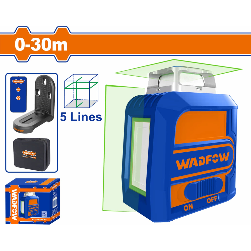 Wadfow WLE2M05 Self-Leveling Line Laser (Green Laser) | Wadfow by KHM Megatools Corp. Wadfow WLE2M05 Self-Leveling Line Laser (Green Laser) | Wadfow by KHM Megatools Corp.